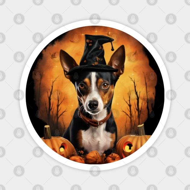 Halloween Basenji Magnet by NatashaCuteShop